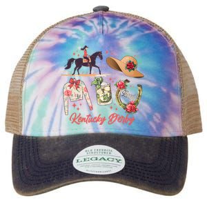 Cute Kentucky Derby Good Luck Legacy Tie Dye Trucker Hat