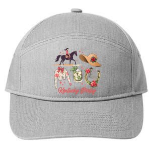 Cute Kentucky Derby Good Luck 7-Panel Snapback Hat