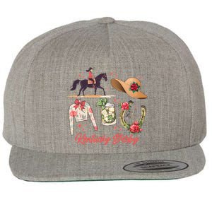 Cute Kentucky Derby Good Luck Wool Snapback Cap