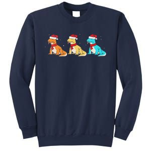 Christmas Komodo Dragon Santa Hat Monitor Lizard Sweatshirt