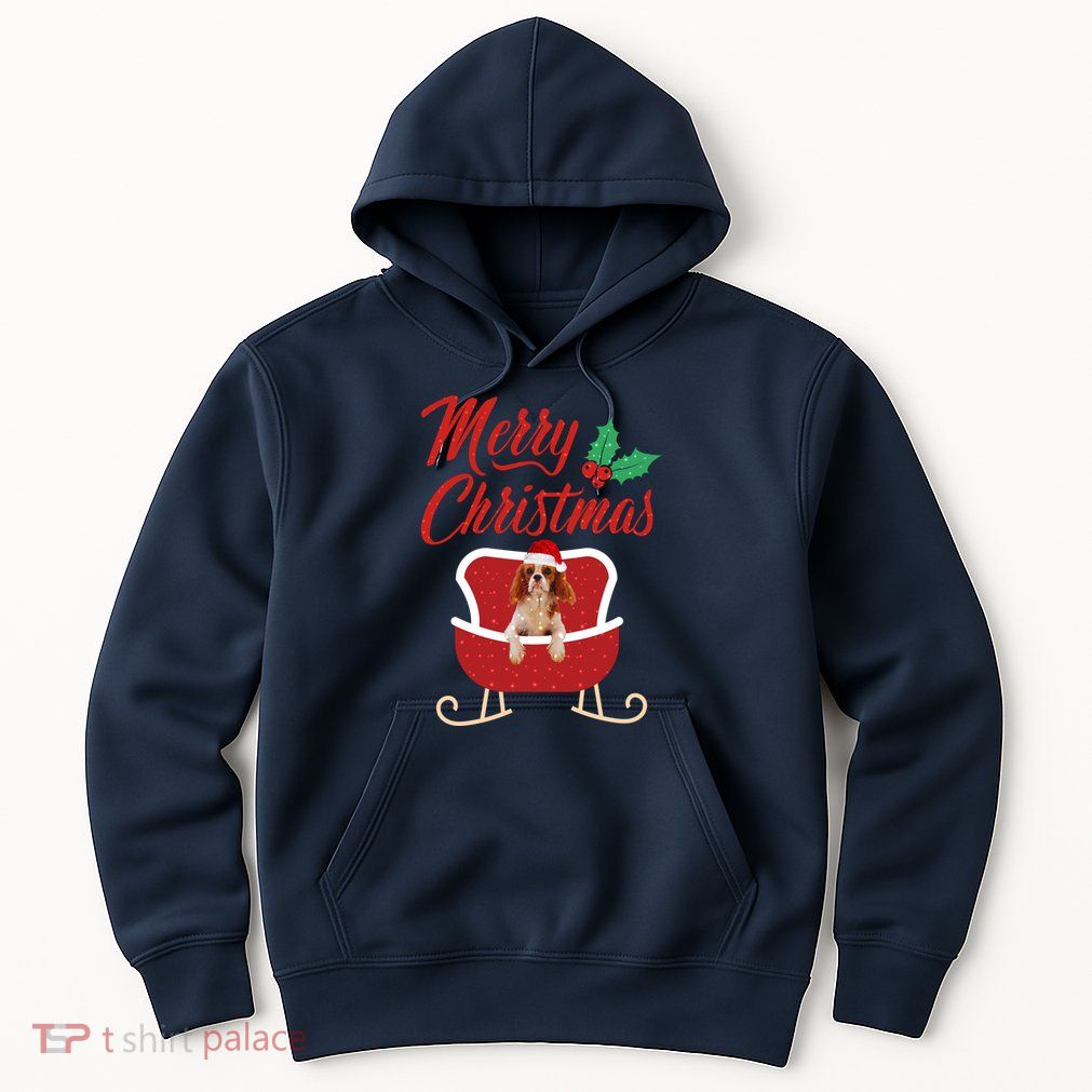 Cavalier King Dog Merry Christmas Design For The Holiday Season! Hoodie