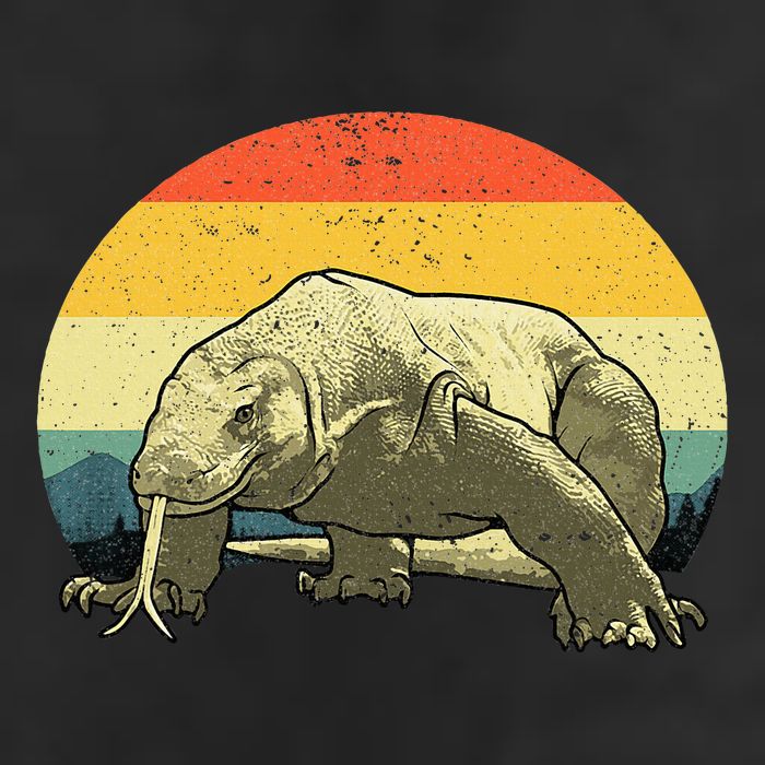 Cute Komodo Dragon Vintage Komodo Dragon Beanie