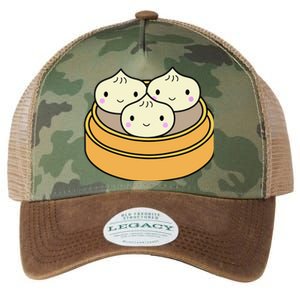 Cute Kawaii Dim Sum Dumplings Pork Bun Gift Idea For Foodie Legacy Tie Dye Trucker Hat