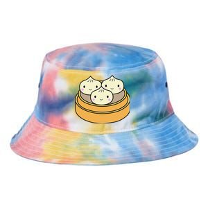 Cute Kawaii Dim Sum Dumplings Pork Bun Gift Idea For Foodie Tie Dye Newport Bucket Hat