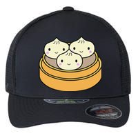 Cute Kawaii Dim Sum Dumplings Pork Bun Gift Idea For Foodie Flexfit Unipanel Trucker Cap