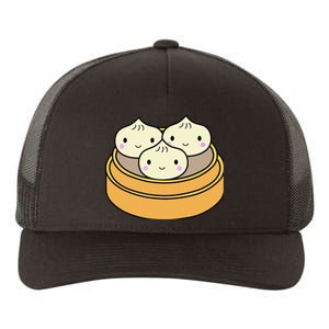 Cute Kawaii Dim Sum Dumplings Pork Bun Gift Idea For Foodie Yupoong Adult 5-Panel Trucker Hat