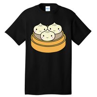 Cute Kawaii Dim Sum Dumplings Pork Bun Gift Idea For Foodie Tall T-Shirt