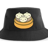 Cute Kawaii Dim Sum Dumplings Pork Bun Gift Idea For Foodie Sustainable Bucket Hat