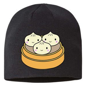 Cute Kawaii Dim Sum Dumplings Pork Bun Gift Idea For Foodie Sustainable Beanie