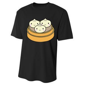 Cute Kawaii Dim Sum Dumplings Pork Bun Gift Idea For Foodie Performance Sprint T-Shirt