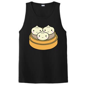 Cute Kawaii Dim Sum Dumplings Pork Bun Gift Idea For Foodie PosiCharge Competitor Tank