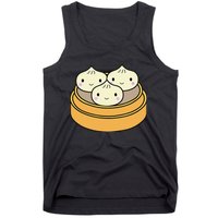 Cute Kawaii Dim Sum Dumplings Pork Bun Gift Idea For Foodie Tank Top