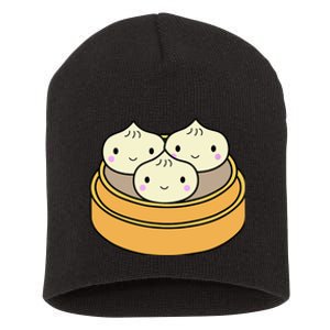 Cute Kawaii Dim Sum Dumplings Pork Bun Gift Idea For Foodie Short Acrylic Beanie