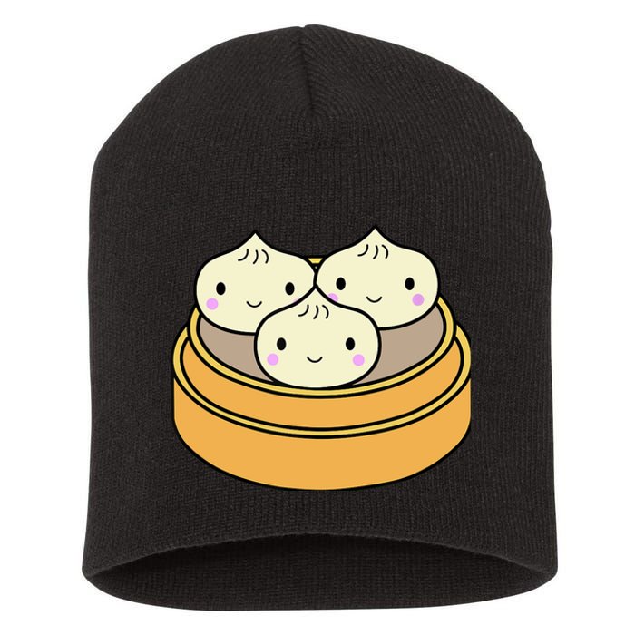 Cute Kawaii Dim Sum Dumplings Pork Bun Gift Idea For Foodie Short Acrylic Beanie