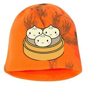 Cute Kawaii Dim Sum Dumplings Pork Bun Gift Idea For Foodie Kati - Camo Knit Beanie