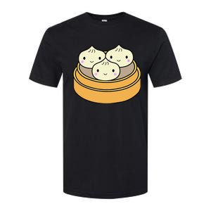 Cute Kawaii Dim Sum Dumplings Pork Bun Gift Idea For Foodie Softstyle CVC T-Shirt