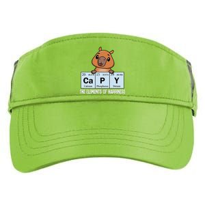 Cute Kawaii Elements Of Happiness Capybara Adult Drive Performance Visor