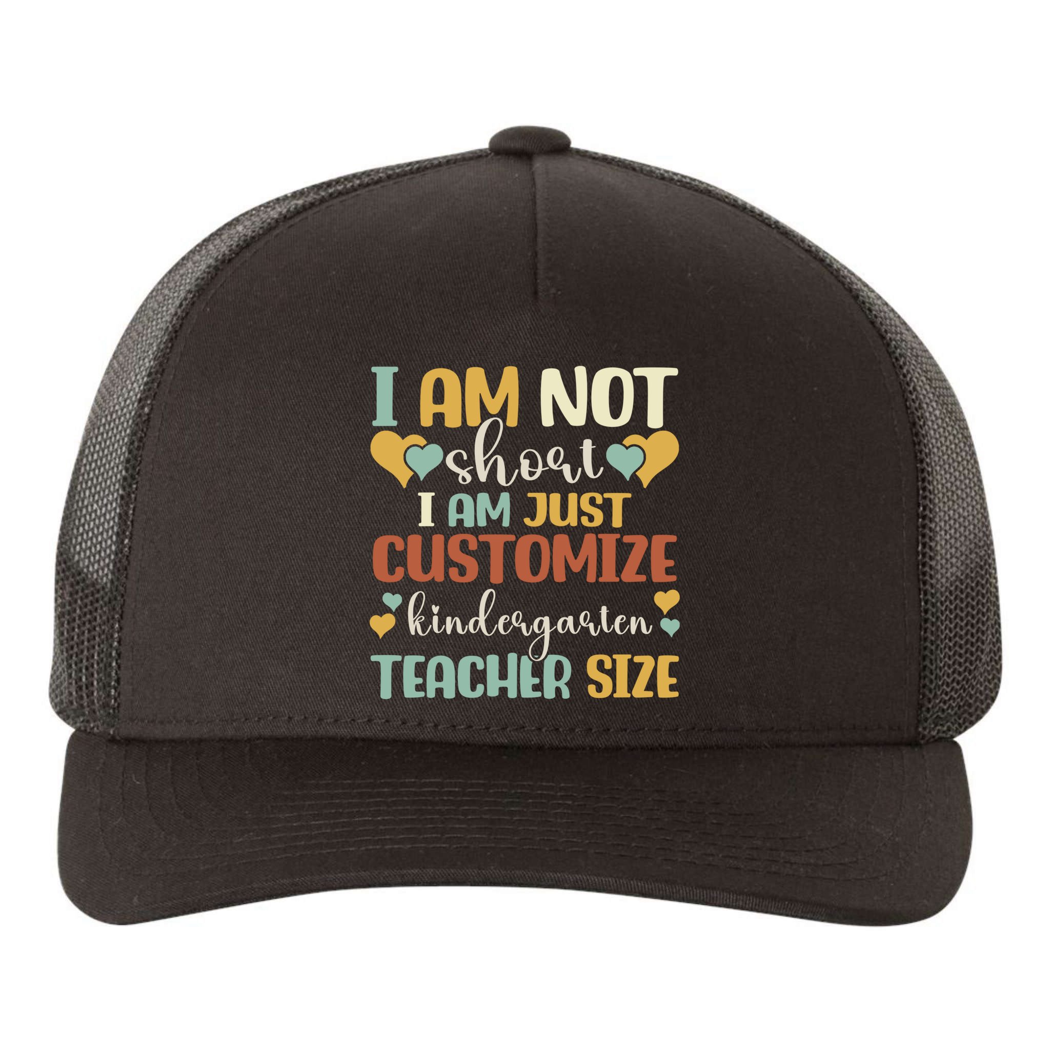 Custom Kindergarten End Of The Year Kindergarten Teacher Gift Yupoong Adult 5-Panel Trucker Hat