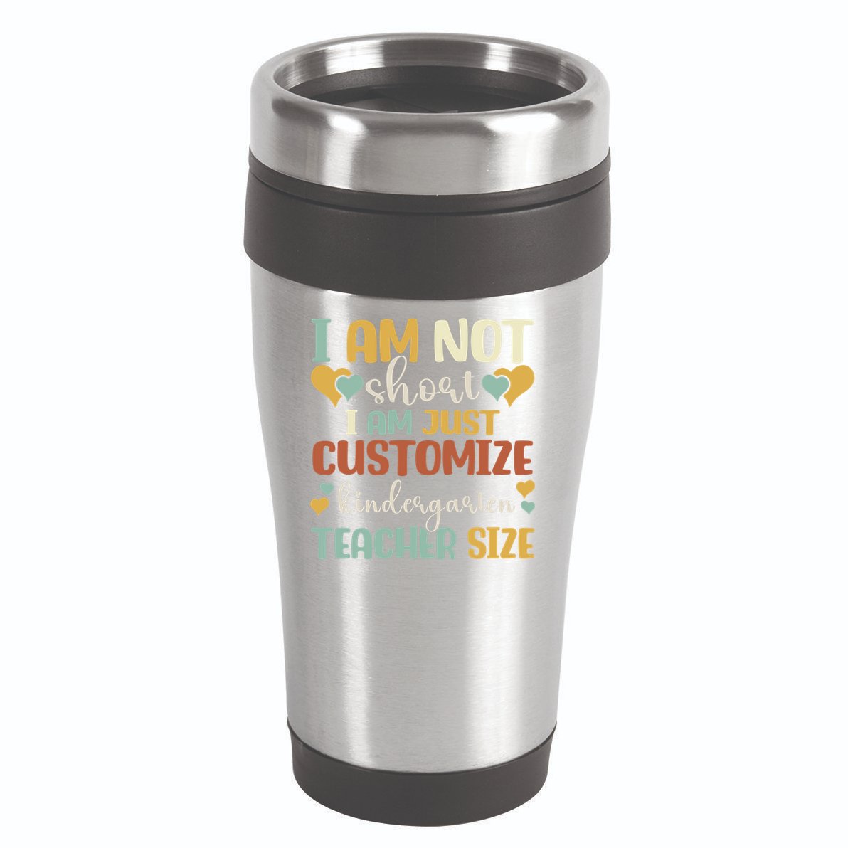 Custom Kindergarten End Of The Year Kindergarten Teacher Gift 16oz Travel Tumbler