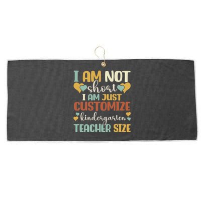 Custom Kindergarten End Of The Year Kindergarten Teacher Gift Large Microfiber Waffle Golf Towel