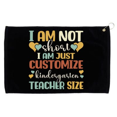 Custom Kindergarten End Of The Year Kindergarten Teacher Gift Grommeted Golf Towel