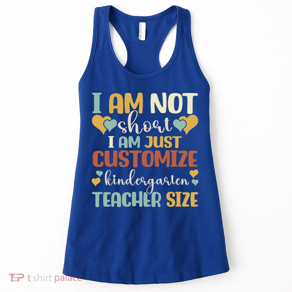 Custom Kindergarten End Of The Year Kindergarten Teacher Gift Womens Tank Top