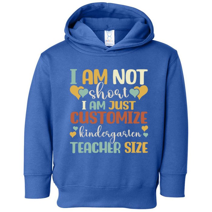 Custom Kindergarten End Of The Year Kindergarten Teacher Gift Toddler Hoodie