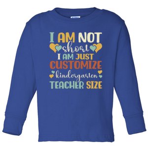 Custom Kindergarten End Of The Year Kindergarten Teacher Gift Toddler Long Sleeve Shirt