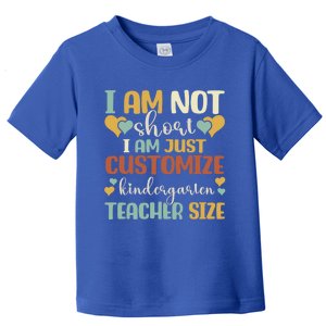 Custom Kindergarten End Of The Year Kindergarten Teacher Gift Toddler T-Shirt