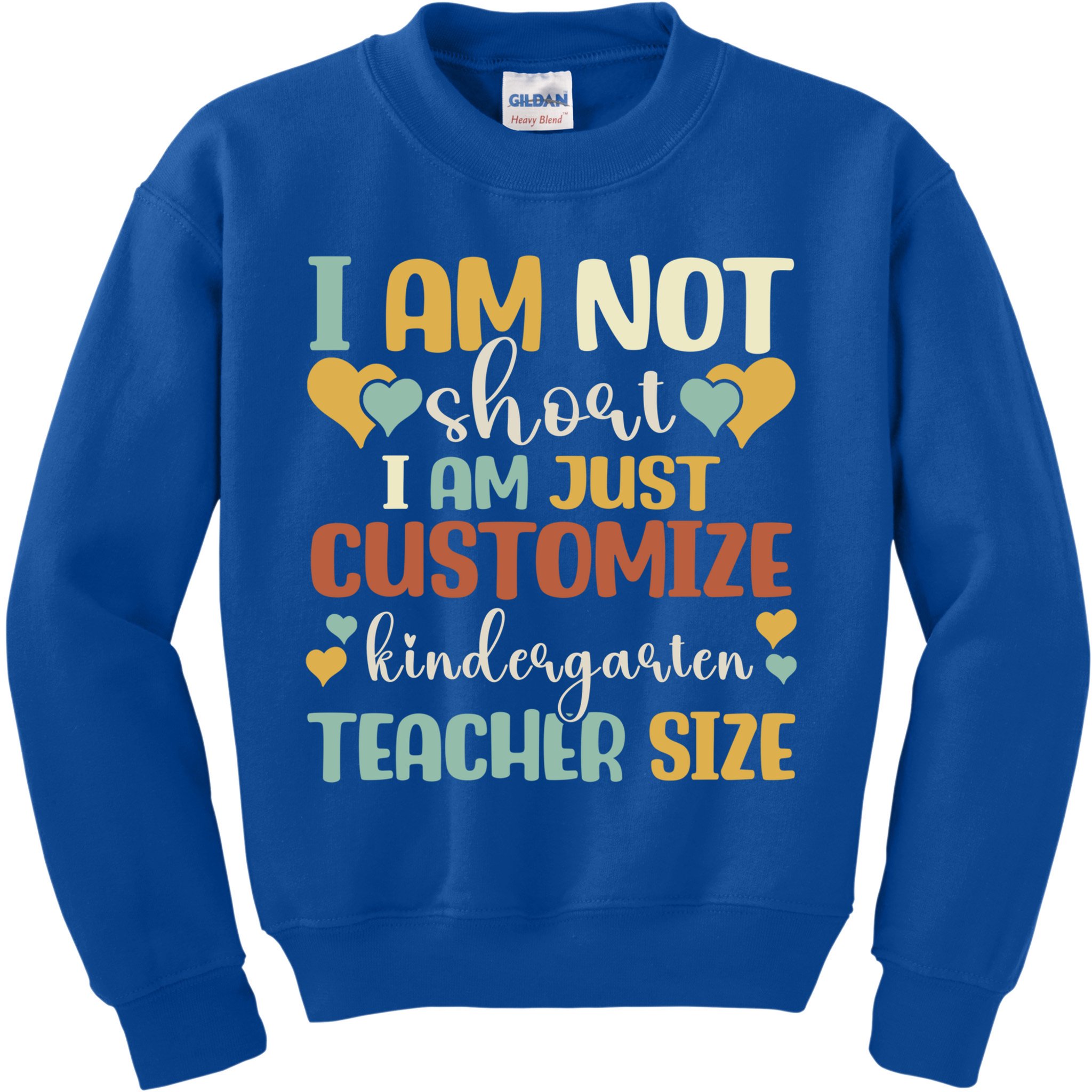 Custom Kindergarten End Of The Year Kindergarten Teacher Gift Kids Sweatshirt