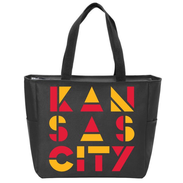 Cool Kansas Football Zip Tote Bag