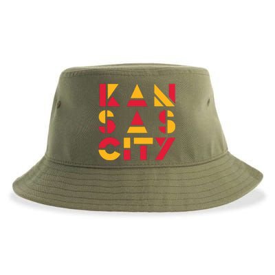 Cool Kansas Football Sustainable Bucket Hat