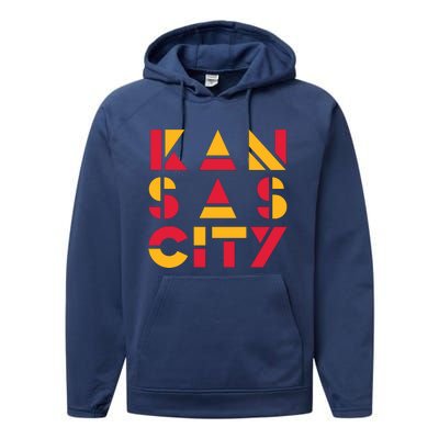 Cool Kansas Football Performance Fleece Hoodie