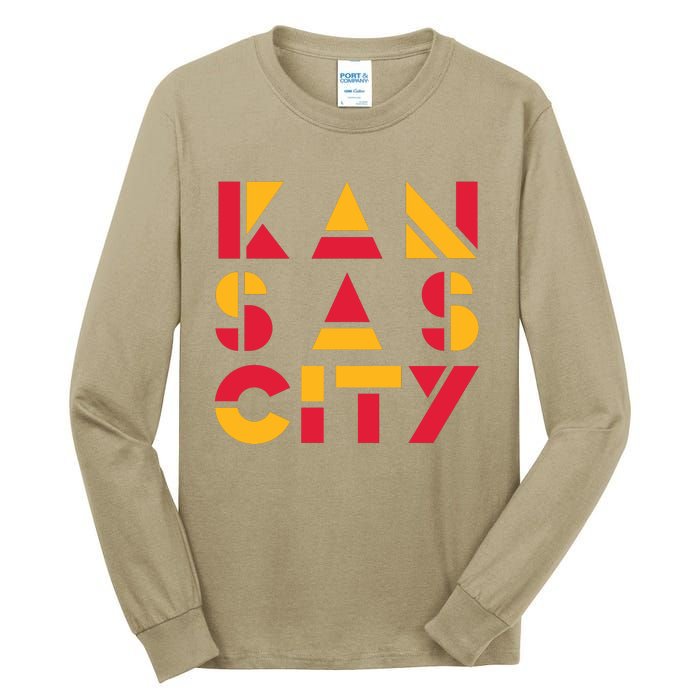 Cool Kansas Football Tall Long Sleeve T-Shirt