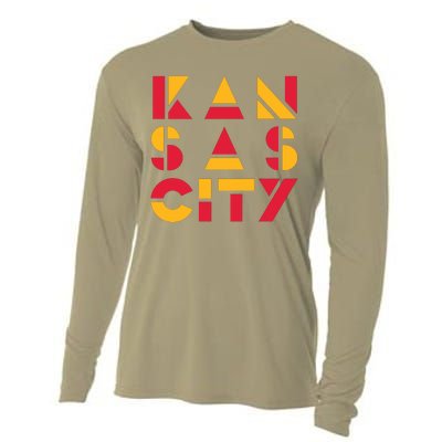 Cool Kansas Football Cooling Performance Long Sleeve Crew