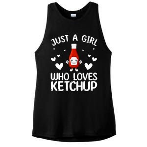 Cool Ketchup For Girls Kids Women Tomato Catsup Sauce Foodie Ladies PosiCharge Tri-Blend Wicking Tank