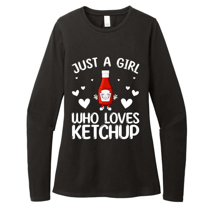 Cool Ketchup For Girls Kids Women Tomato Catsup Sauce Foodie Womens CVC Long Sleeve Shirt