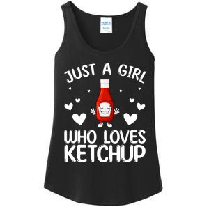 Cool Ketchup For Girls Kids Women Tomato Catsup Sauce Foodie Ladies Essential Tank