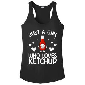 Cool Ketchup For Girls Kids Women Tomato Catsup Sauce Foodie Ladies PosiCharge Competitor Racerback Tank