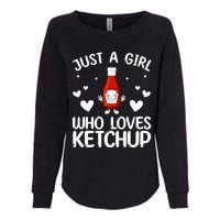 Cool Ketchup For Girls Kids Women Tomato Catsup Sauce Foodie Womens California Wash Sweatshirt