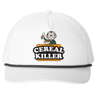 Cereal Killer Food Pun Humor Costume Funny Halloween Snapback Five-Panel Rope Hat