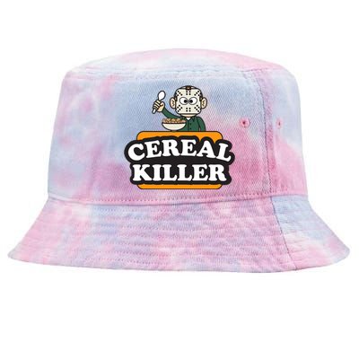 Cereal Killer Food Pun Humor Costume Funny Halloween Tie-Dyed Bucket Hat