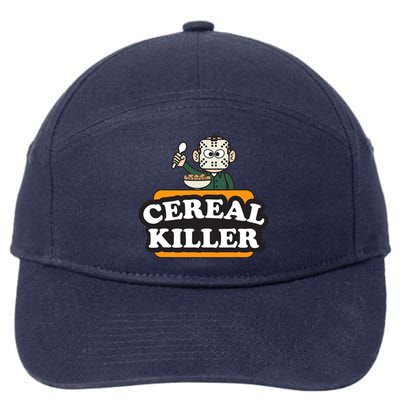 Cereal Killer Food Pun Humor Costume Funny Halloween 7-Panel Snapback Hat