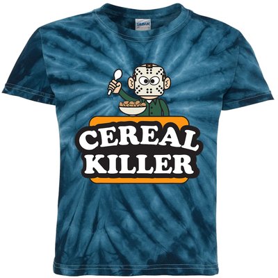 Cereal Killer Food Pun Humor Costume Funny Halloween Kids Tie-Dye T-Shirt