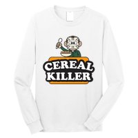 Cereal Killer Food Pun Humor Costume Funny Halloween Long Sleeve Shirt