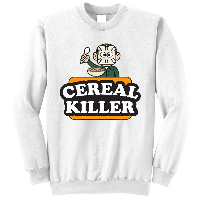 Cereal Killer Food Pun Humor Costume Funny Halloween Sweatshirt