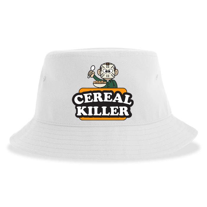 Cereal Killer Food Pun Humor Costume Funny Halloween Sustainable Bucket Hat