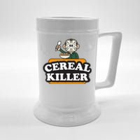 Cereal Killer Food Pun Humor Costume Funny Halloween Beer Stein