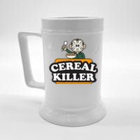 Cereal Killer Food Pun Humor Costume Funny Halloween Beer Stein