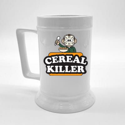 Cereal Killer Food Pun Humor Costume Funny Halloween Beer Stein